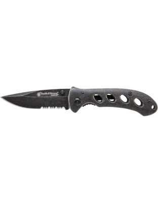 S&w Oasis Small Liner Lock - Knife 2.6" Stonewash Blade