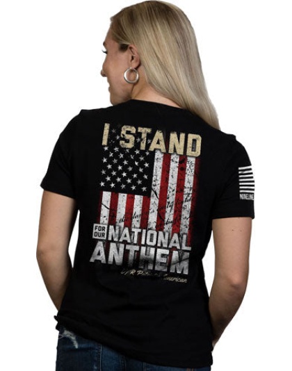 Nine Line Apparel I Stand - Women's T-shirt Black Large