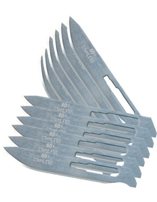 Havalon Knives #60a Stainless - Steel Replacement Blades 12 Pk