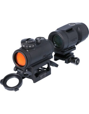 Sig Optics Romeo Msr-juliet 3x - Micro Magnifier Combo Black