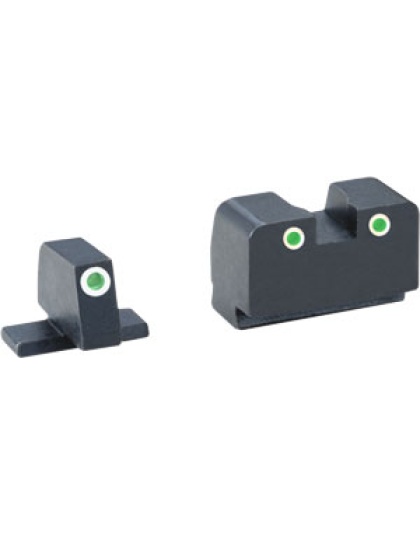 Ameriglo Tritium Suppressor - Set Grn-grn Most Sig 3 Dot