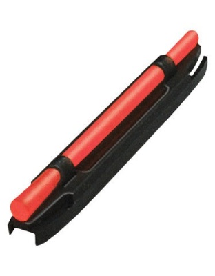 Hiviz Shotgun Front Sight - Magnetic Rib .171-.265" Red