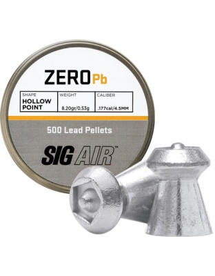 Sig Pellets .177 Zero 8.20gr - Hp Tip Lead Alloy 500 Ct.