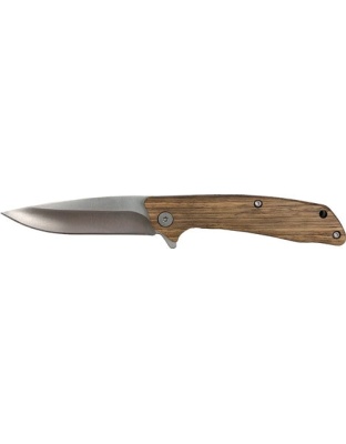 Abkt Roper Jr. Outlaw 3" Ball - Bearing Folder Zebrawood Hndls