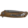 Abkt Roper Jr. Outlaw 3" Ball - Bearing Folder Zebrawood Hndls