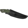 Abkt Roper Razor 3" Fixed Blde - Green G10 Handle W-sheath