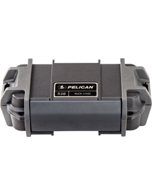 Pelican Ruck Case Medium R20 - W-divider Blk Id 7.1"x3.4"x2"<