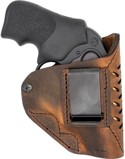 Versacarry Revolver Holstr Iwb - Rh S&w J Frames 2" Brown-black