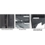 Utg Stock Assembly Ar-15 Black - 6 Position Mil-spec