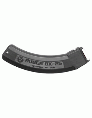Ruger Magazine 10-22 .22lr - 25-rounds Black Polymer