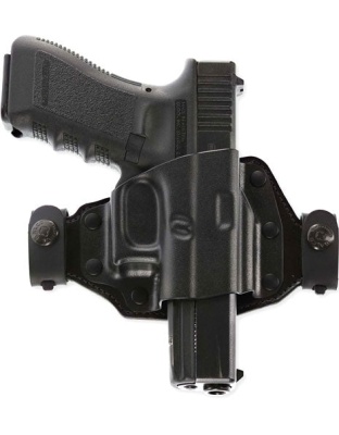 Galco Quick Slide Belt Holster - Rh Hybrid S&w M&p 9-40 Black
