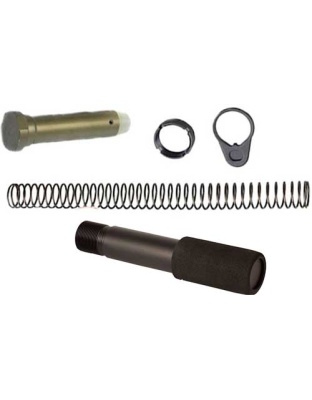J&e Pistol Buffer Tube Combo - Kit Black