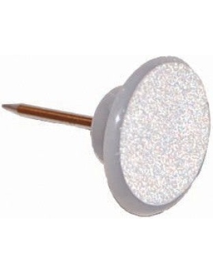Hme Trail Tacks Reflective - Plastic White 50pk