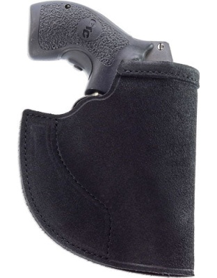 Galco Pocket Protector Holster - Rh Leather S&w J Fr 2 1-8" Blk