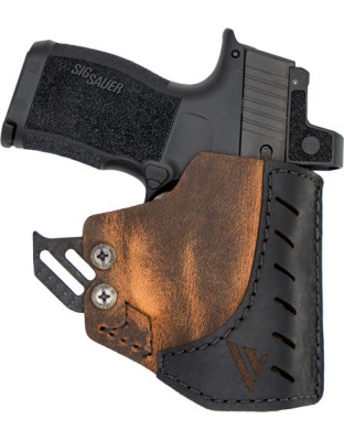 Versacarry Pckt Hlstr W-kydex - Hook Lthr Rh Subcomp W-lsr Brn