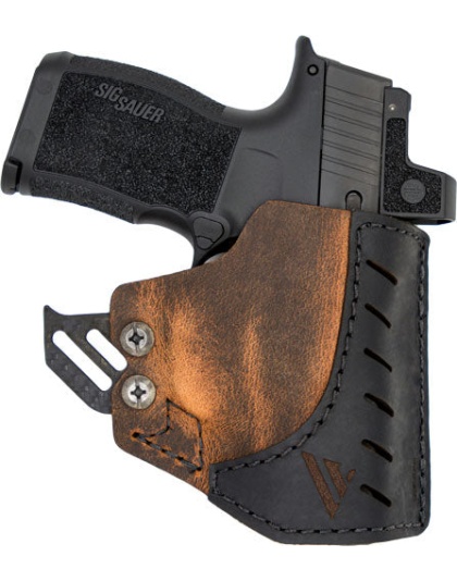 Versacarry Pckt Holstr W-kydex - Hook Lthr Rh Micro W-lsr Brn<