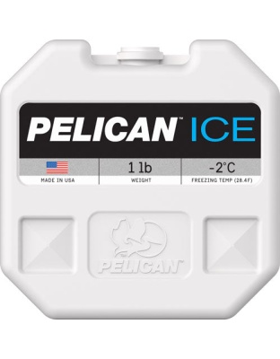 Pelican 1ib Ice Pack White - Reusable