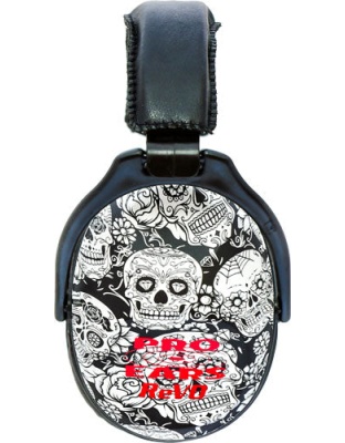Pro Ears Revo Ear Muff - Passive Skulls Pattern