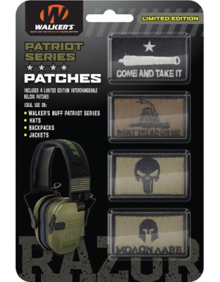 Walkers Patriot Patch Kit For - Patriot Muff American Flag 4pc