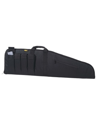 Us Peacekeeper 35" Msr Case Bl - 4 Mag Pouches 600 Denier Black