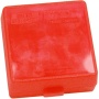 Mtm 100 Round .17hmr-.22mag - Ammo Box See Through Clear Red