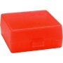 Mtm 100 Round .17hmr-.22mag - Ammo Box See Through Clear Red