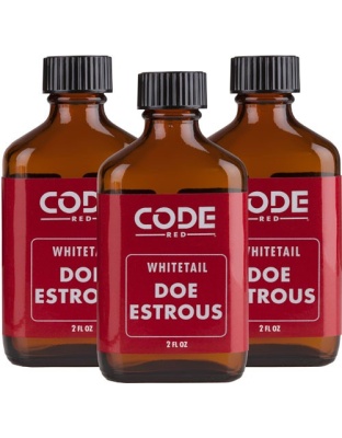 Code Red Deer Lure Doe - Estrus Triple Pack 2fl Oz-ea