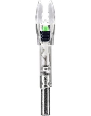 Nockturnal Lighted Nock Shift - Universal Fit Green 2pk