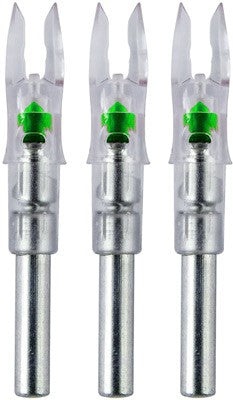 Nockturnal Lighted Nock - X-series Green 3-pack