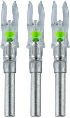 Nockturnal Lighted Nock - S-series Green 3-pack