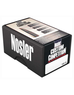 Nosler Bullets 30 Cal .308 - 168gr Hp-bt Custom Comp. 100ct