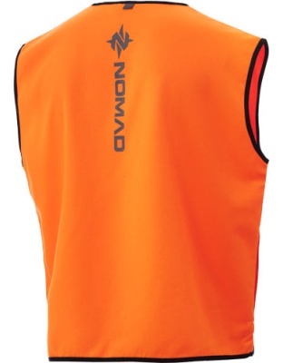 Nomad Blaze Orange Vest W- - Nomad Logo On Back Lrg-xl