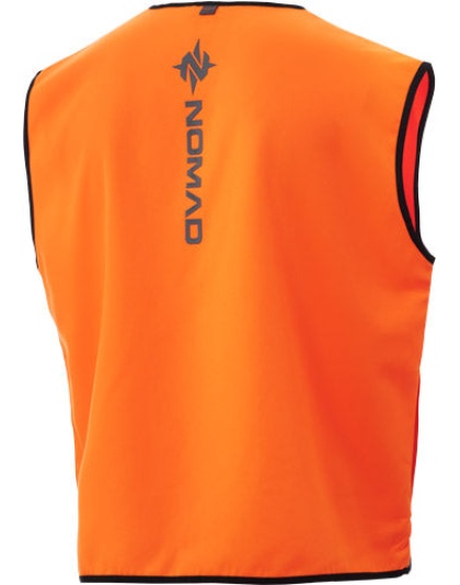 Nomad Blaze Orange Vest W- - Nomad Logo On Back Lrg-xl