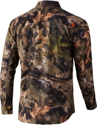 Nomad Stretch Lite Ls Button - Down Mossy Oak Migrate Xx-lrg