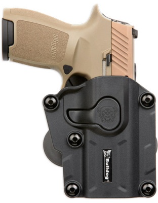 Bulldog Max Multi-fit Polymer - Paddle Holster Full-comp Blk