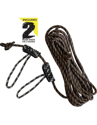 Muddy Life-line 30' W- Double - Rope Loops Reflective Rope