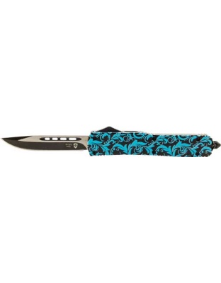 Templar Knife Slim Otf Maiden - Teal 3.5" Black Drop Point