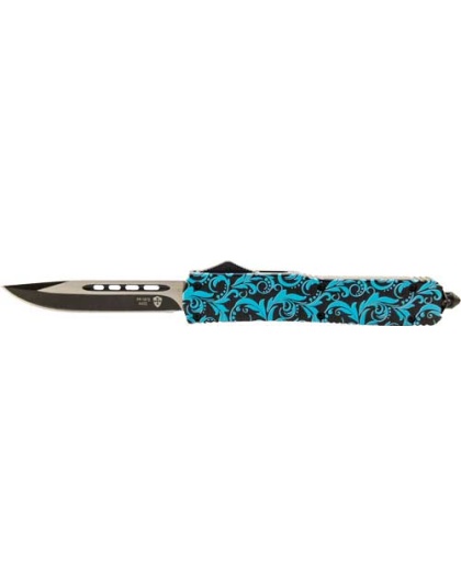 Templar Knife Slim Otf Maiden - Teal 3.5" Black Drop Point