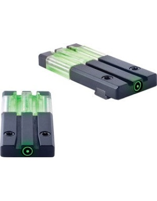 Meprolight Fiber Tritium Green - Circle Dot Rear Sight Sprg Xd