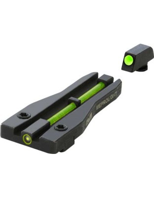 Meprolight Fiber Tritium One - Dot Green Sight Set Glock<