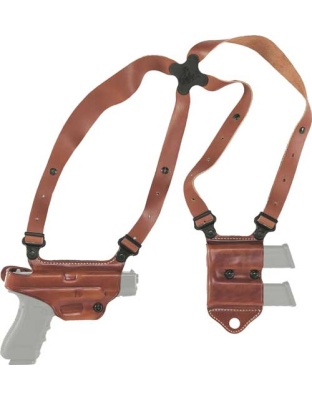 Galco Miami Ii Shoulder System - Rh Leather S-a Xd 9-40 4" Tan