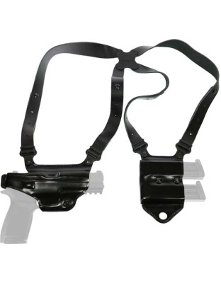Galco Miami Ii Shoulder System - Rh Leather Sig P226-229 Blk
