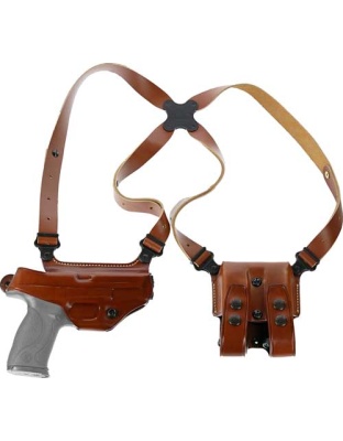 Galco Miami Shoulder System - Rh Leather Sig 220-226-229 Tan