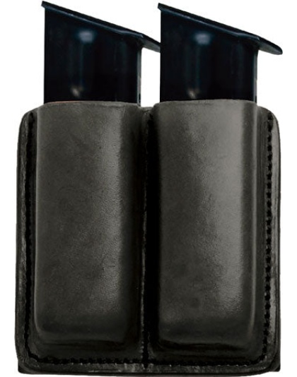 Tagua Double Mag Pouch Owb - Leather Glock 9mm Blk Ambi
