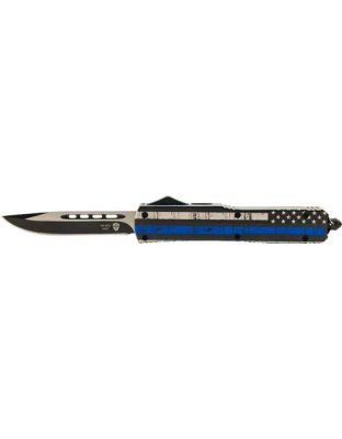 Templar Knife Slim Otf Back - The Blue 3.5" Blk Drop Point