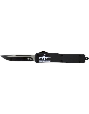 Templar Knife Slim Otf Come - And Take It Ar 3.5" Black Dp