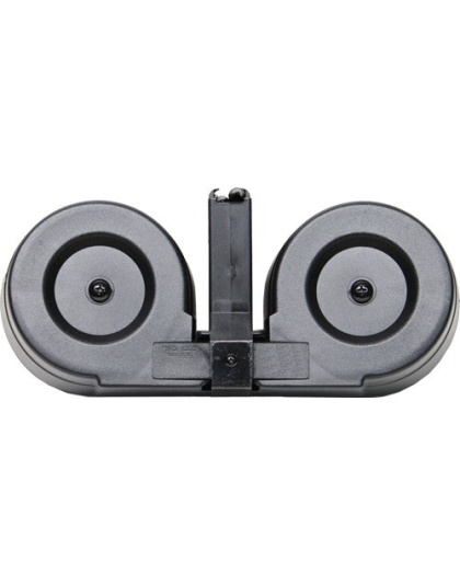 Iver Johnson Magazine Ar15 - .223 100rd Drum Blk-clear Poly