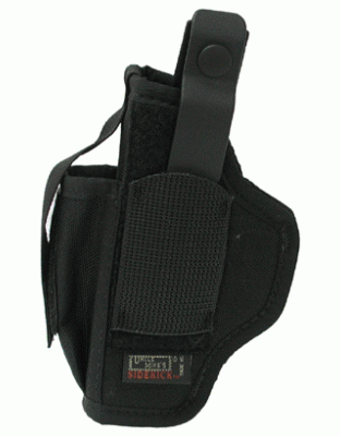 Michaels 7000 Hip Holster #15 - Ambidextrous Nylon Black