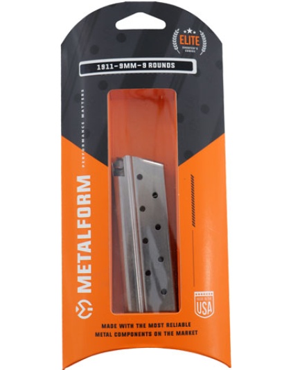 Metalform Magazine 1911 Govt. - 9mm 9rd S-s