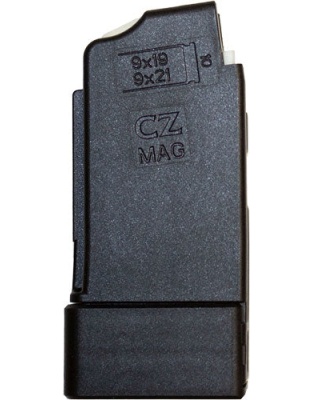 Cz Magazine Scorpion 9mm Luger - 10-rounds Black With Window